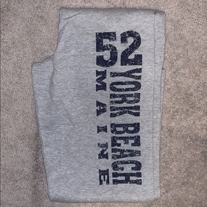 York Beach, Maine sweatpants, never worn